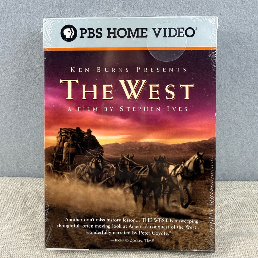 Ken Burns Presents The West A Film By Stephen Ives PBS Home Video DVD New Sealed